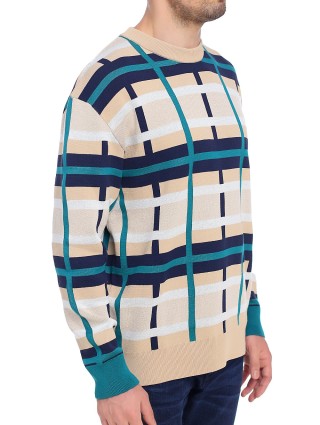 Зелёный свитер BOSS: фото 5 - Invogue